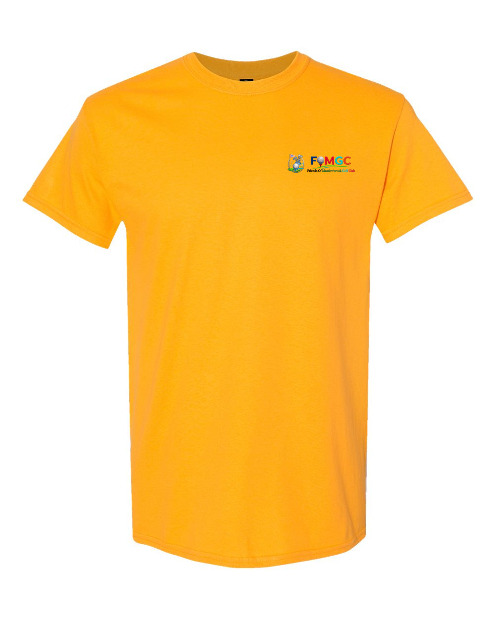 Gold Heritage tee with the Legacy 2009 lockup at the left chest